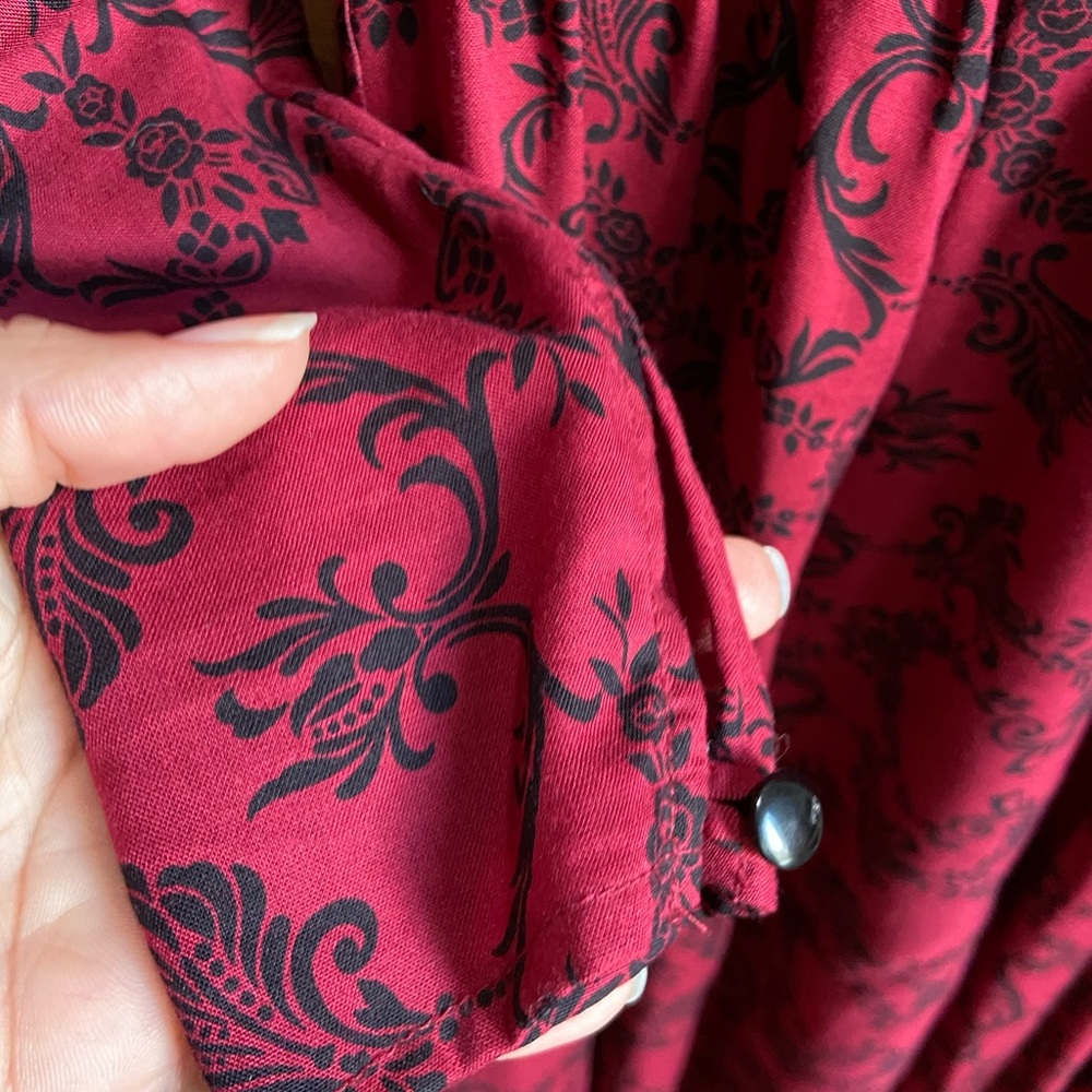Vintage Gunne Sax prairie collar dress size 9 - Picture 10 of 14